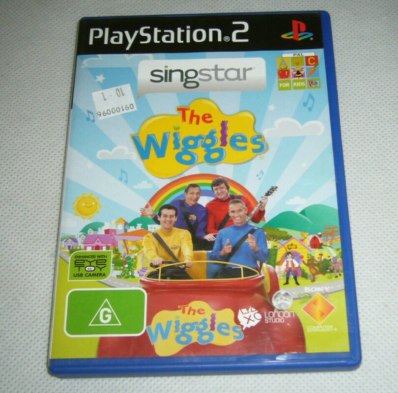 Mint Disc Playstation 2 Ps2 Singstar The Wiggles - Inc Manual