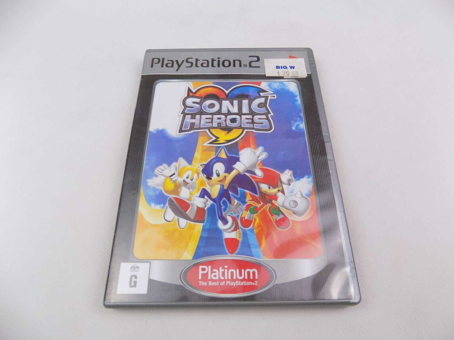 Mint Disc Playstation 2 Ps2 Platinum Sonic Heroes - Inc Manual