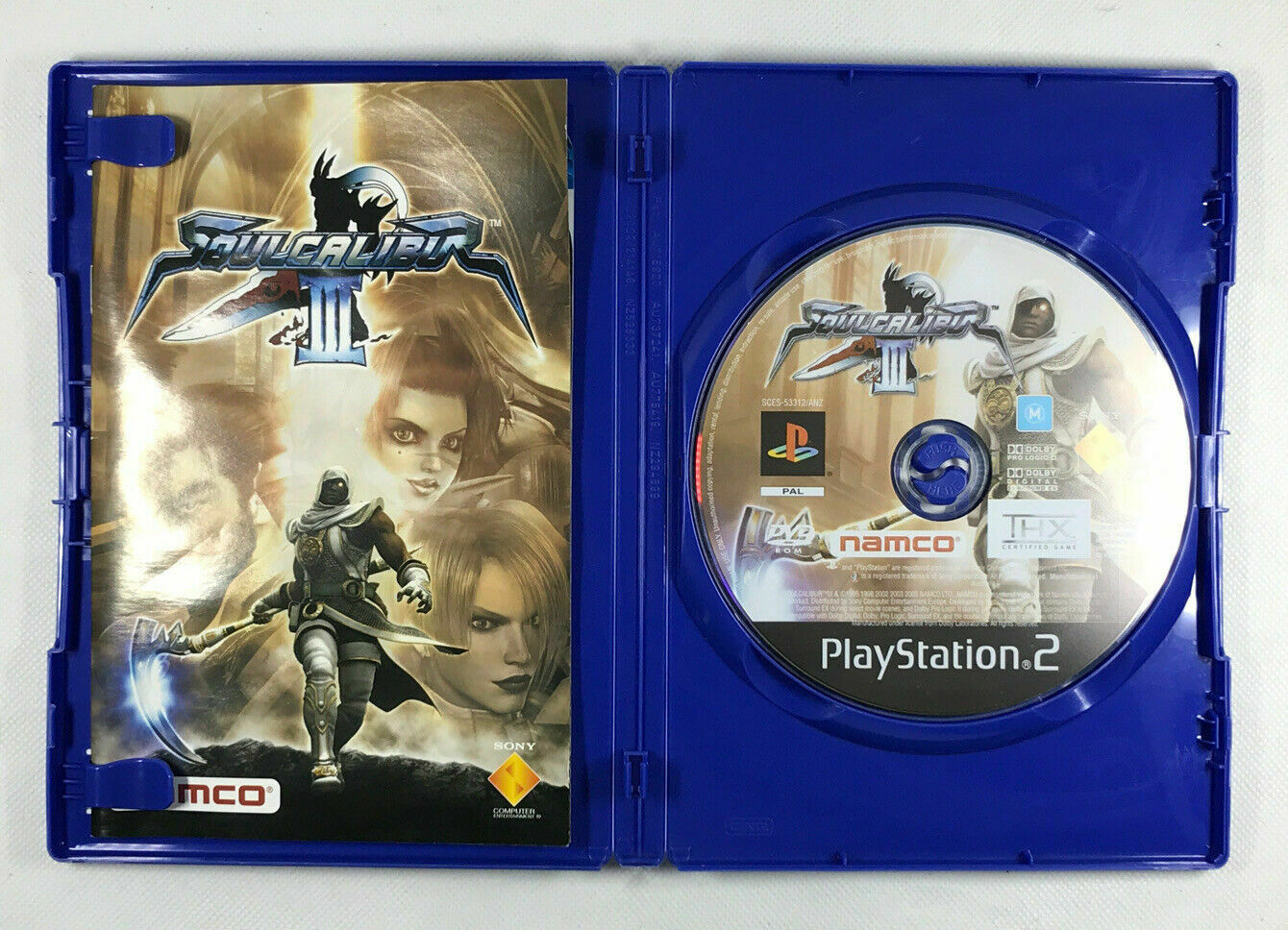 Mint Disc Playstation 2 Ps2 Soul Calibur 3 III Soulcalibur Black Label ...