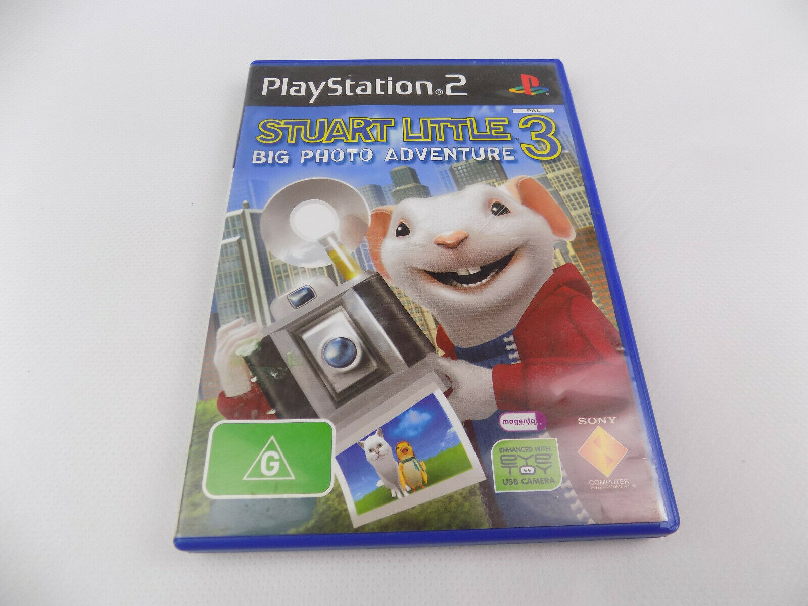 Mint Disc Playstation 2 Ps2 Stuart Little 3 Big Photo Adventure- Inc Manual