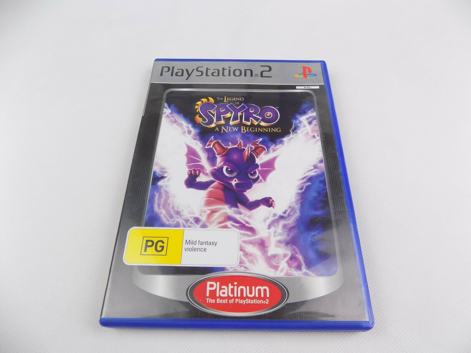 Mint Disc Playstation 2 Ps2 Platinum The Legend of Spyro A New Beginning - Inc Manual