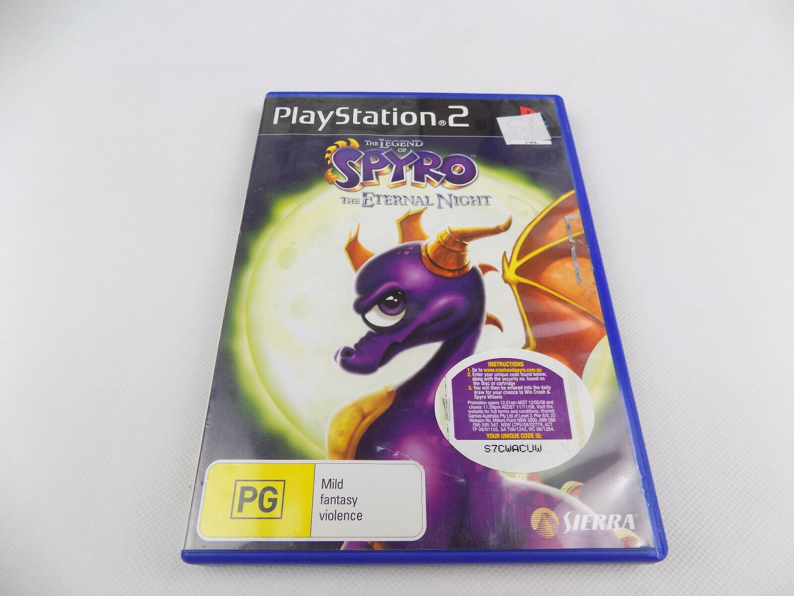 Mint Disc Playstation 2 Ps2 The Legend Of Spyro The Eternal Night - Inc Manual