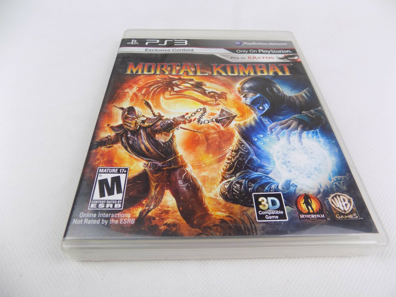 Mint Disc Playstation 3 Ps3 Mortal Kombat - No Manual