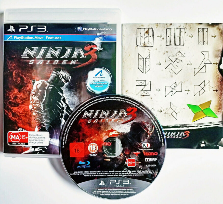 Mint Disc Playstation 3 Ps3 Ninja Gaiden 3 – Inc Manual - Starboard Games