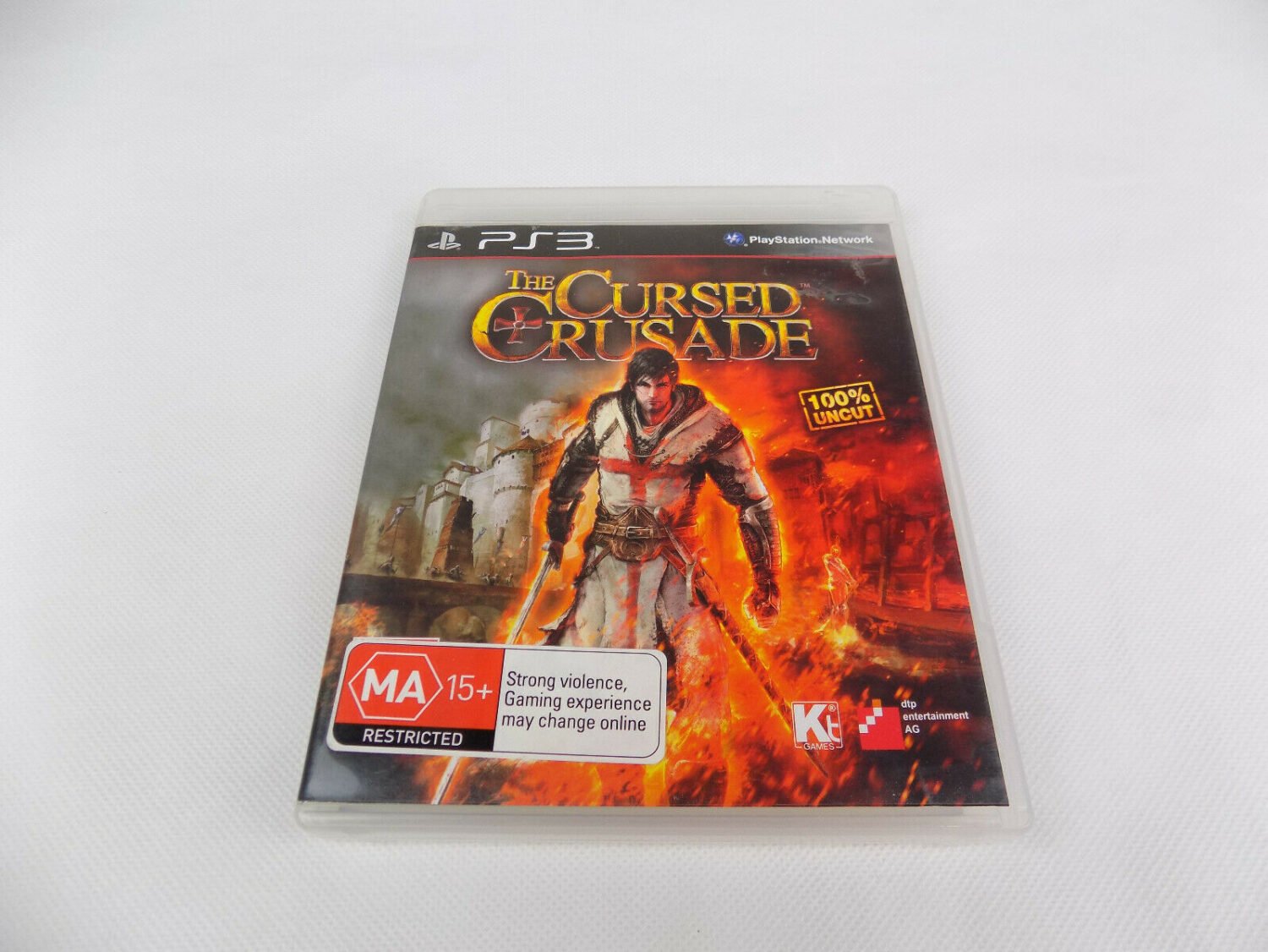 Mint Disc Playstation 3 Ps3 The Cursed Crusade - Inc Manual