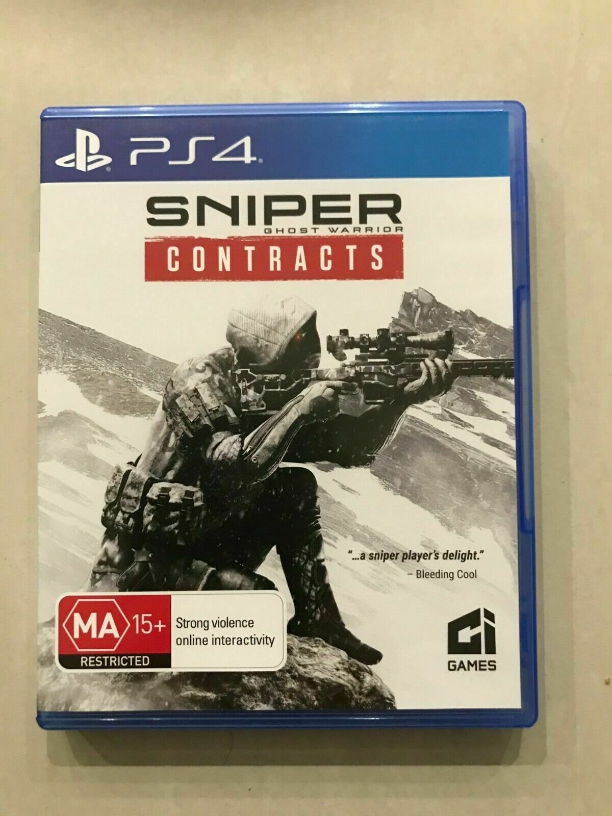 Mint Disc Playstation 4 Ps4 Sniper Ghost Warrior Contracts