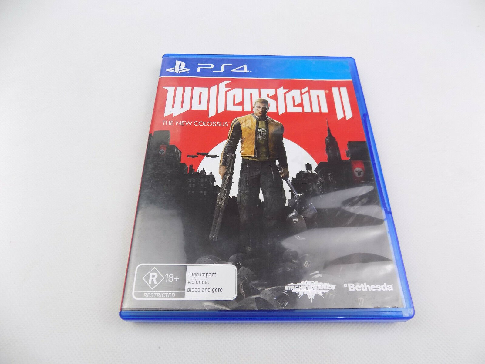 Mint Disc Playstation 4 Ps4 Wolfenstein 2 The New Colossus II