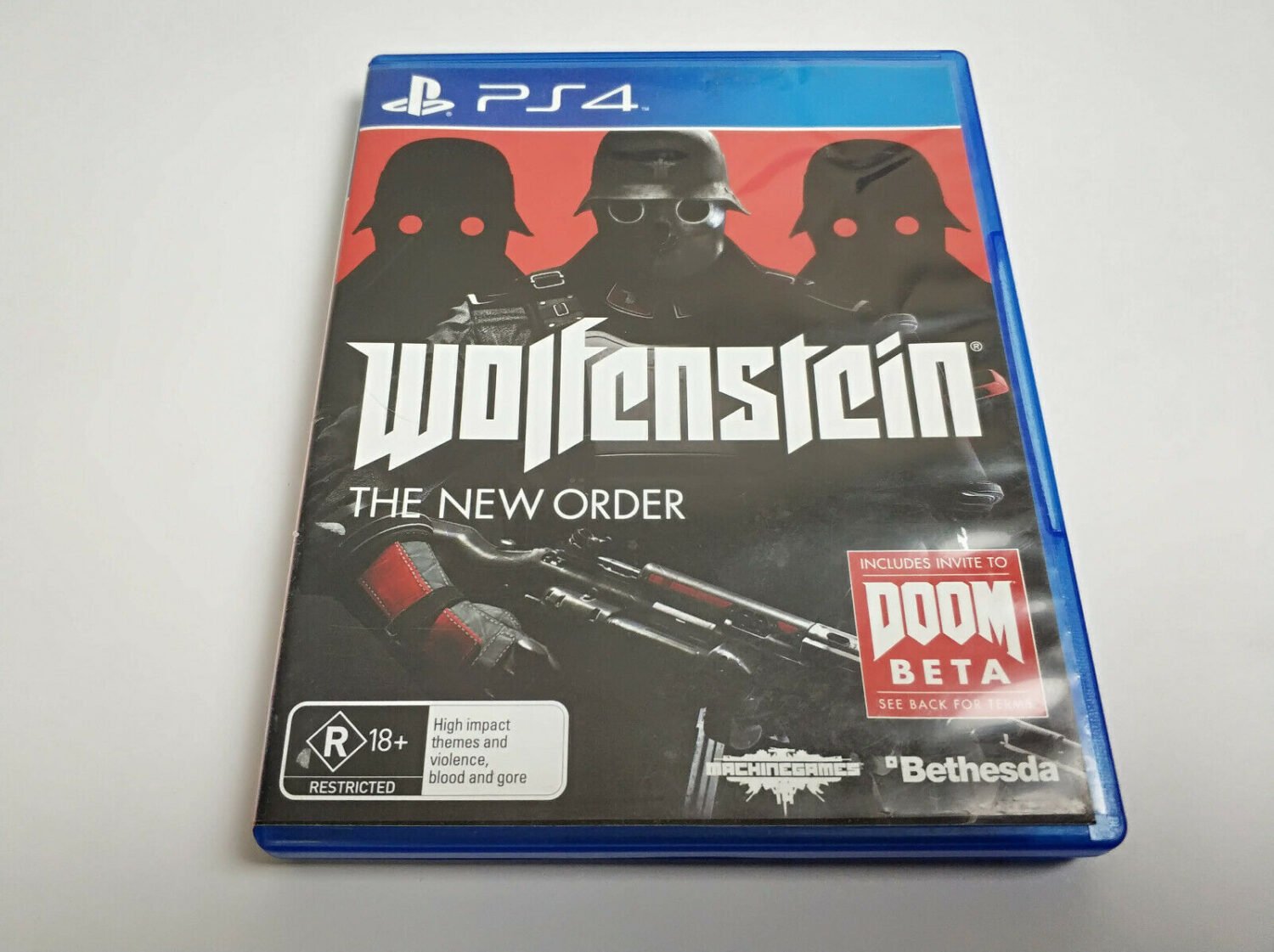 Mint Disc Playstation 4 Ps4 Wolfenstein The New Order