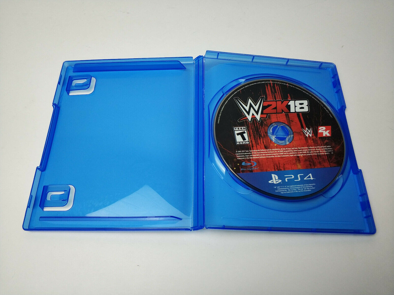 Mint Disc Playstation 4 Ps4 WWE 2K18 2018 W2k18 Free Postage ...