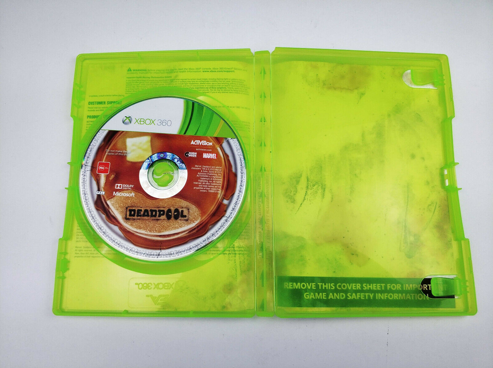 Mint Disc Xbox 360 Deadpool Dead Pool – No Manual - Starboard Games