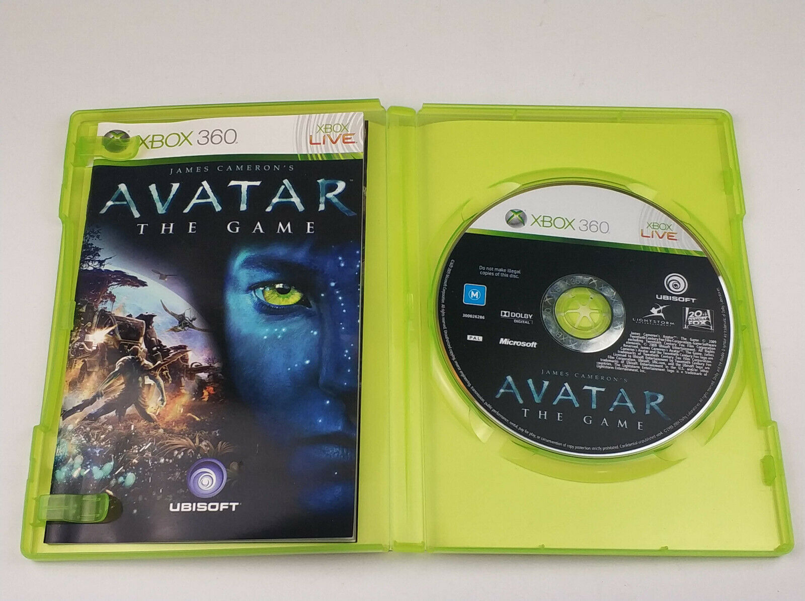 Mint Disc Xbox 360 James Camerons Avatar The Game Inc Manual Starboard Games 5773