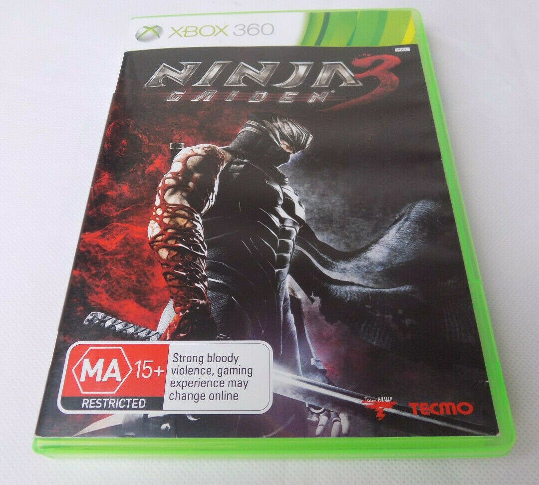 Mint Disc Xbox 360 Ninja Gaiden 3  - No Manual