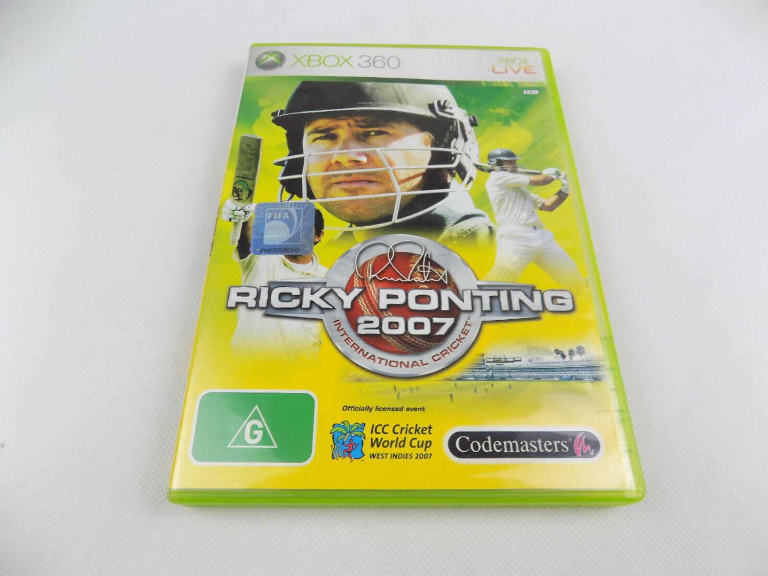 Mint Disc Xbox 360 Ricky Ponting International Cricket 2007 - Inc Manual