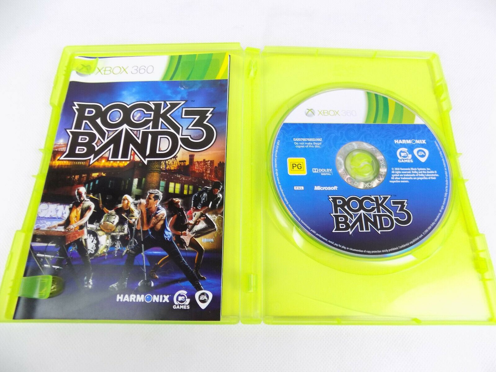 Mint Disc Xbox 360 Rock Band 3 – Inc Manual - Starboard Games