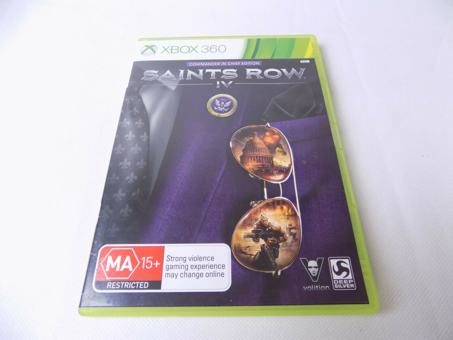 Mint Disc Xbox 360 Saints Row IV 4 Commander in Chief Edition - Inc Manual