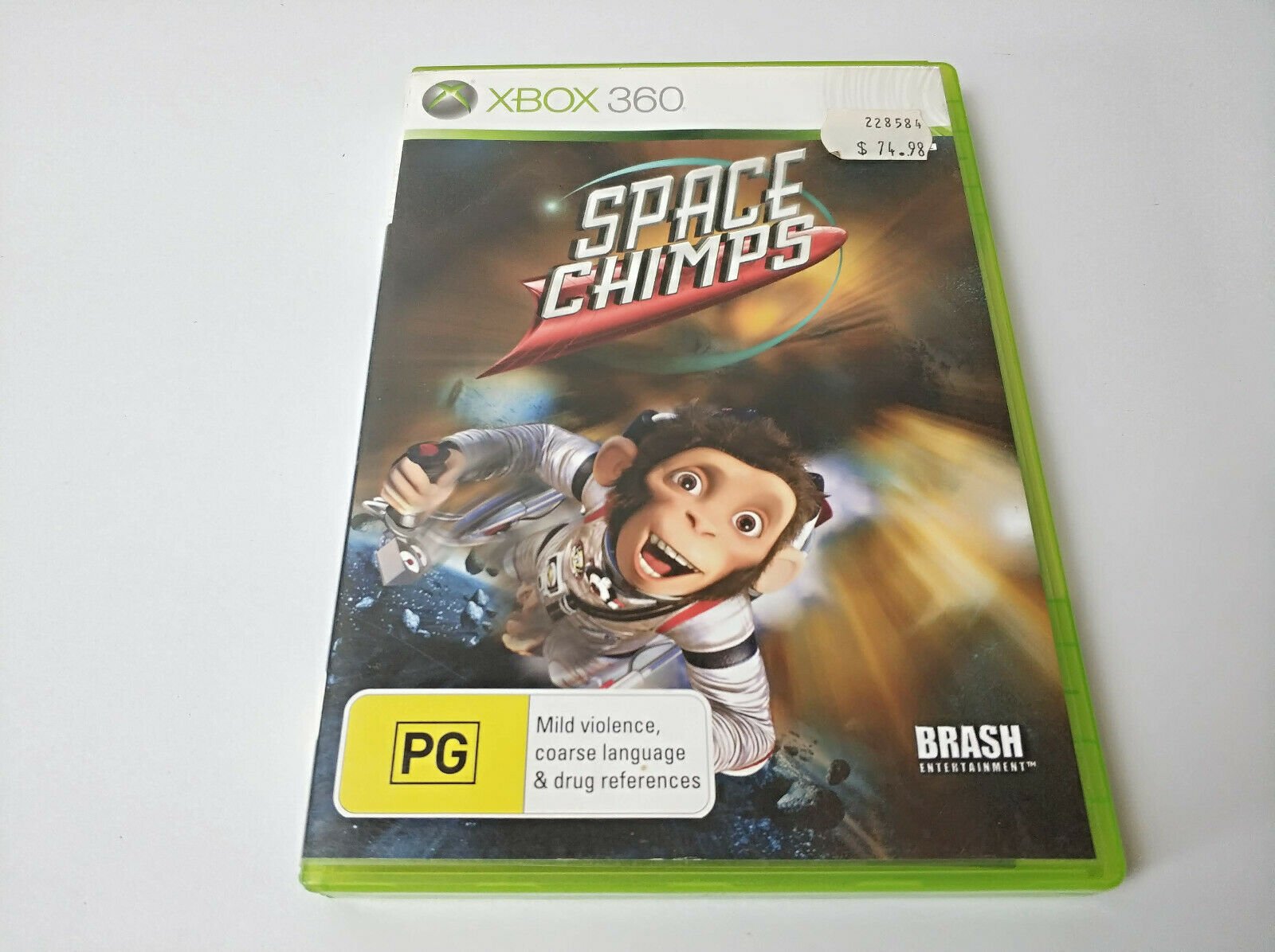 Mint Disc Xbox 360 Space Chimps - Inc Manual