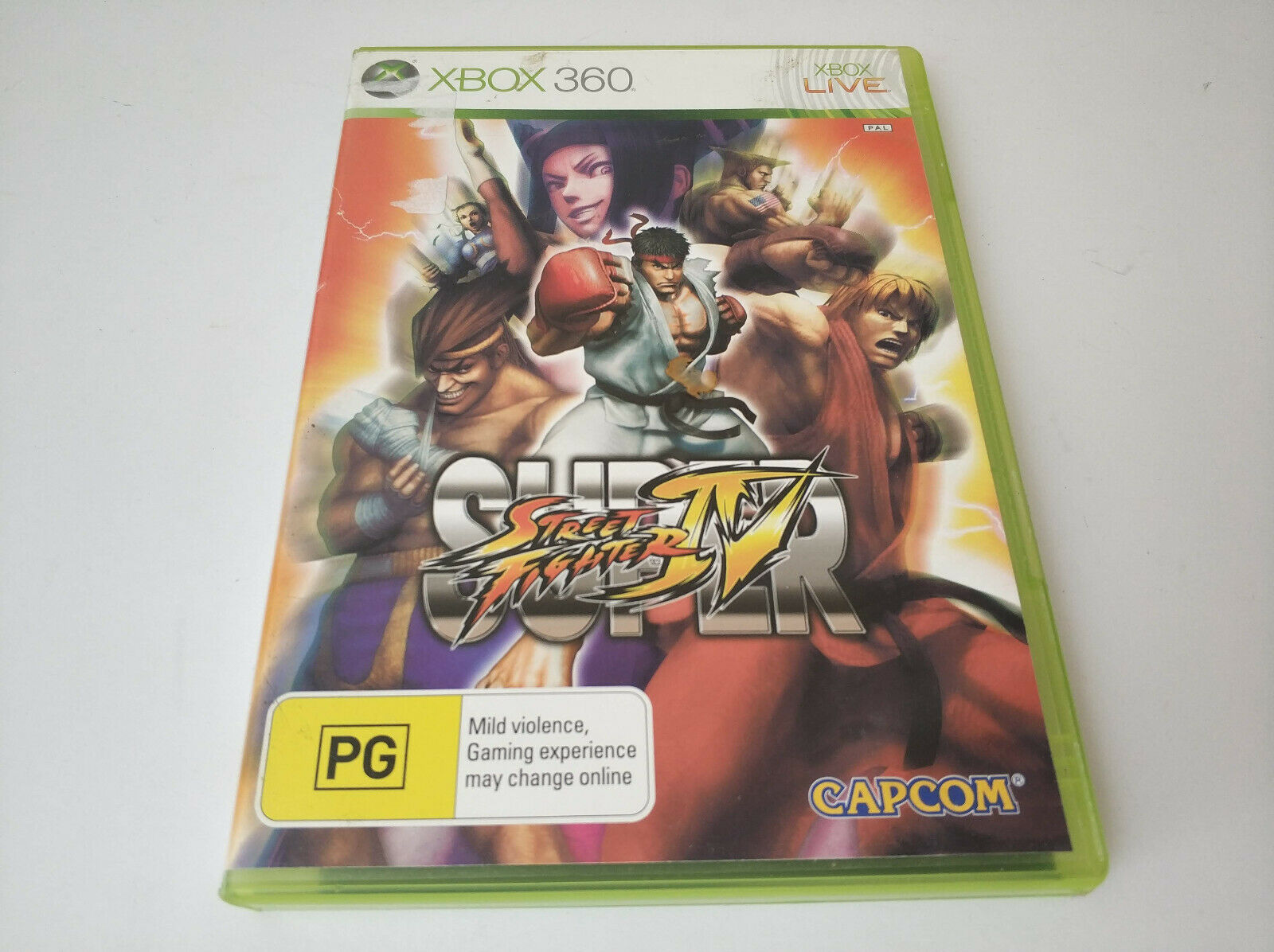 Mint Disc Xbox 360 Super Street Fighter IV - No Manual - Starboard Games