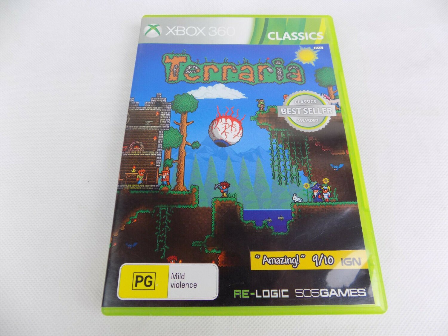 Mint Disc Xbox 360 Terraria - Inc Manual