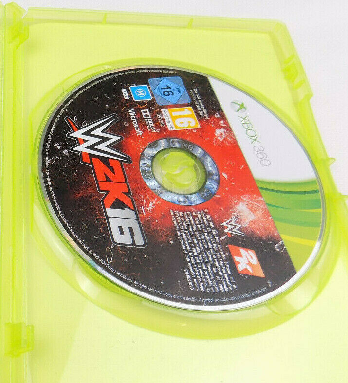 Mint Disc Xbox 360 WWE 2K16 16 2016 Wrestling W2k16 – No Manual ...