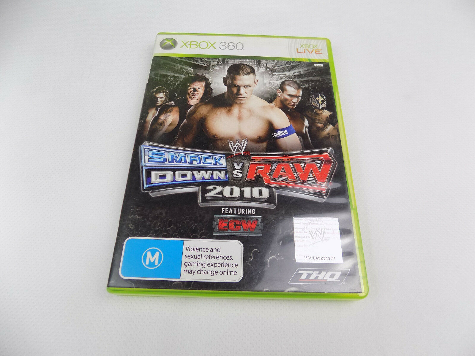 Mint Disc Xbox 360 WWE Smackdown VS RAW 2010 2k10 10 – Inc Manual -  Starboard Games