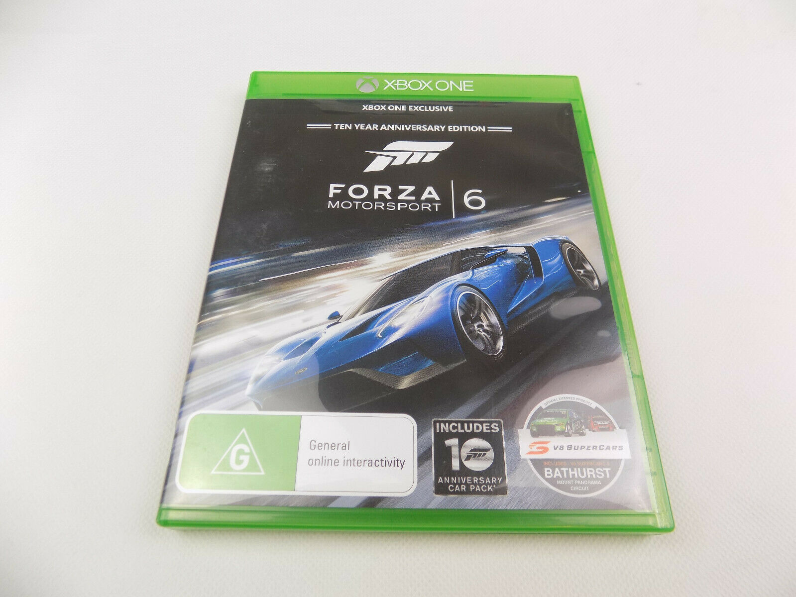 Mint Disc Xbox One Forza Motorsport 6 Ten Year Anniversary Edition Free Postage Starboard Games 3316