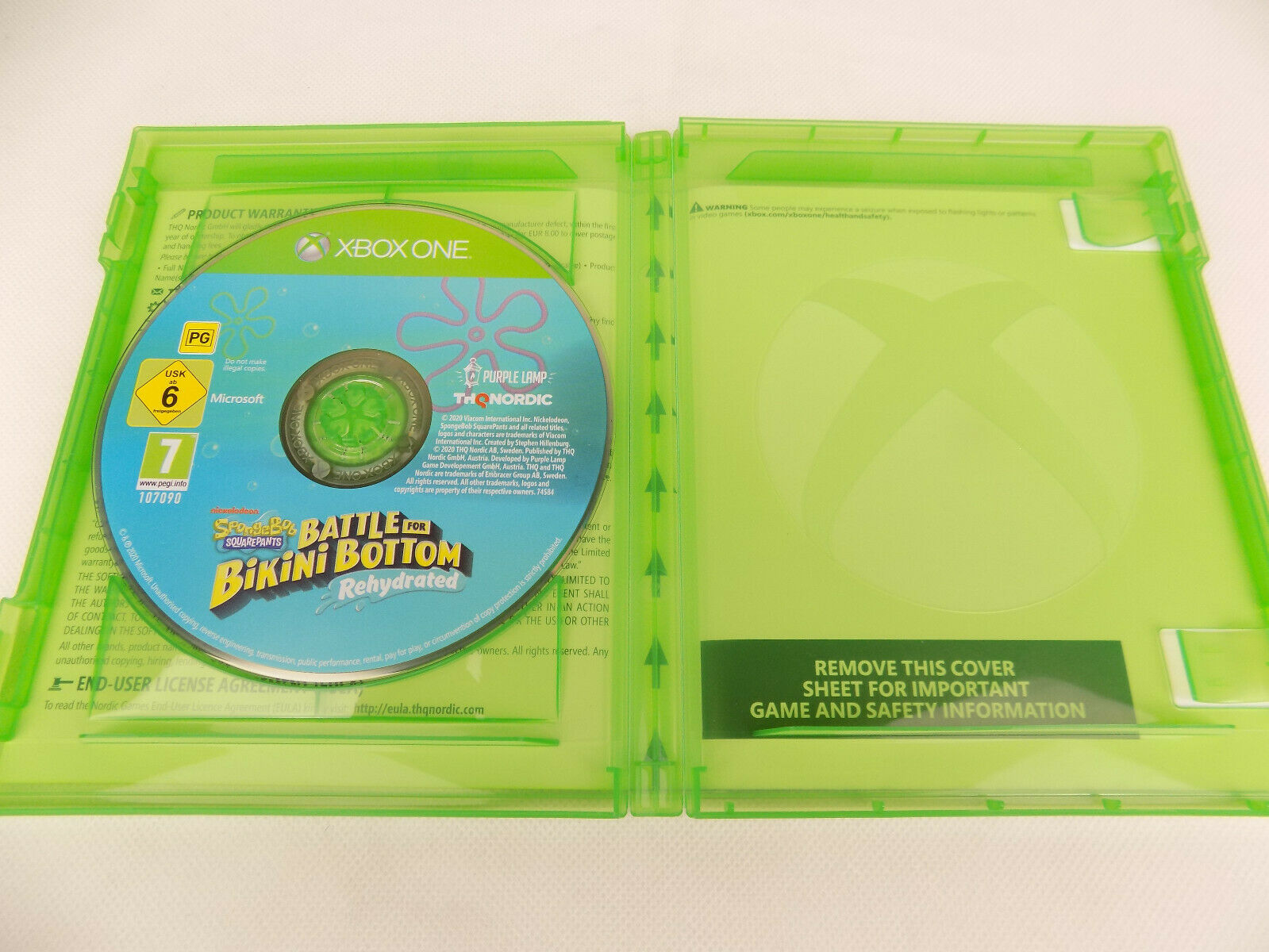 Mint Disc Xbox One Spongebob SquarePants Battle For Bikini Bottom  Rehydrated - Starboard Games