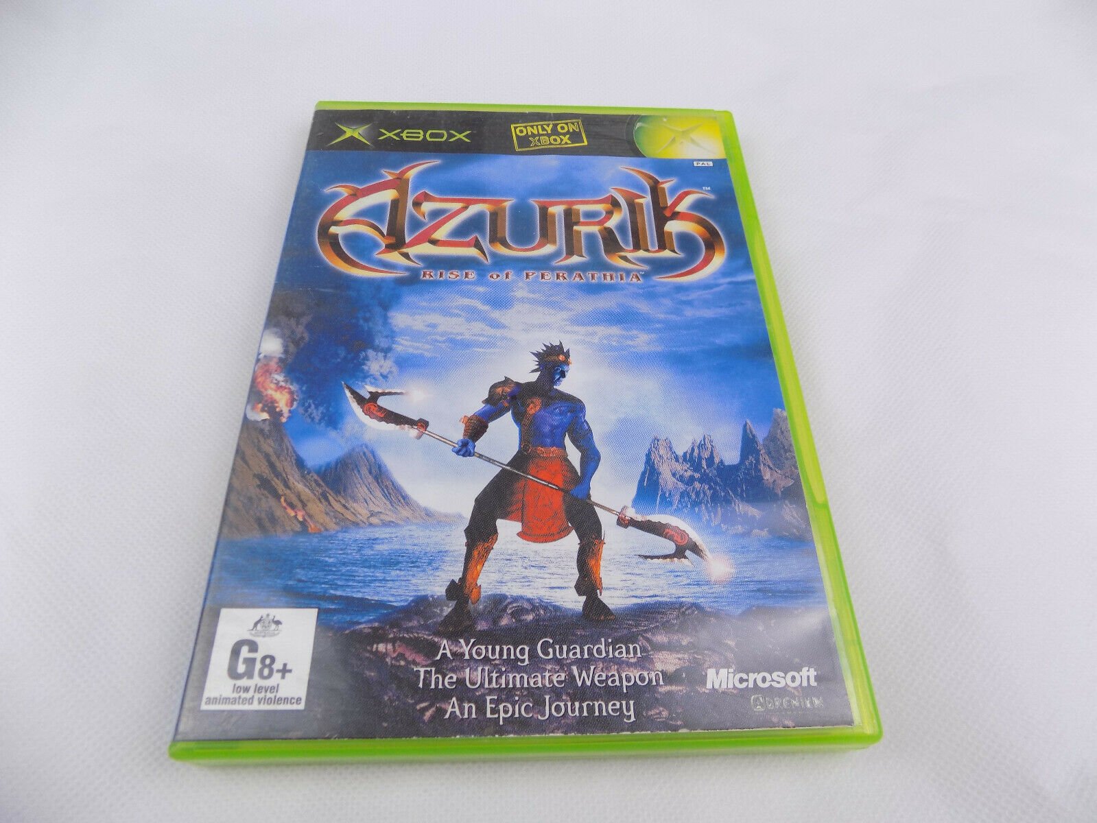 Jeu Azurik: Rise Of Perathia Pour Xbox - Version PAL, Très Bon état