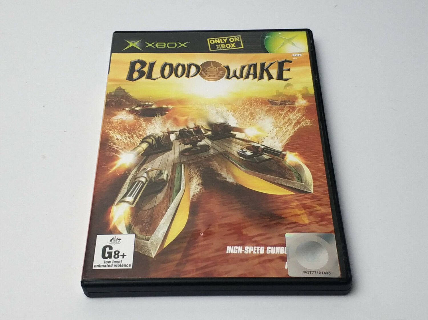 Mint Disc Xbox Original Blood Wake Bloodwake - Inc Manual