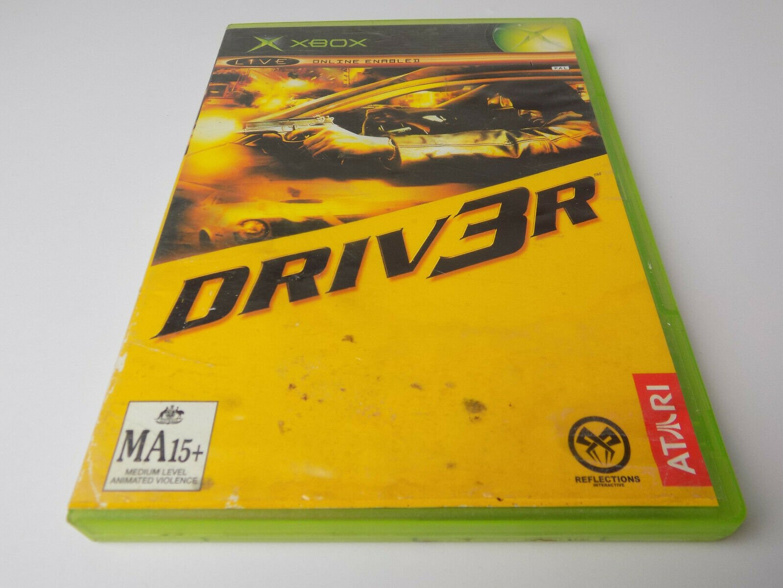 Mint Disc Xbox Original Driver 3 - Inc Manual