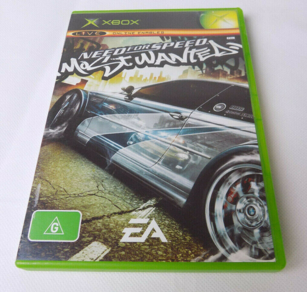 Mint Disc Xbox Original Need For Speed Most Wanted Inc Manual Starboard Games