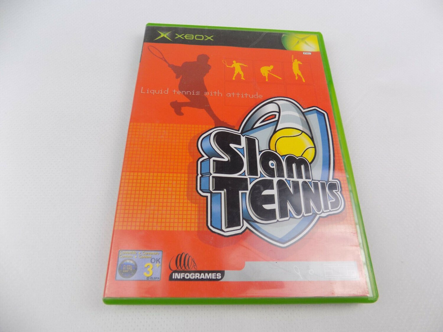 Mint Disc Xbox Original Slam Tennis - PAL - Inc Manual