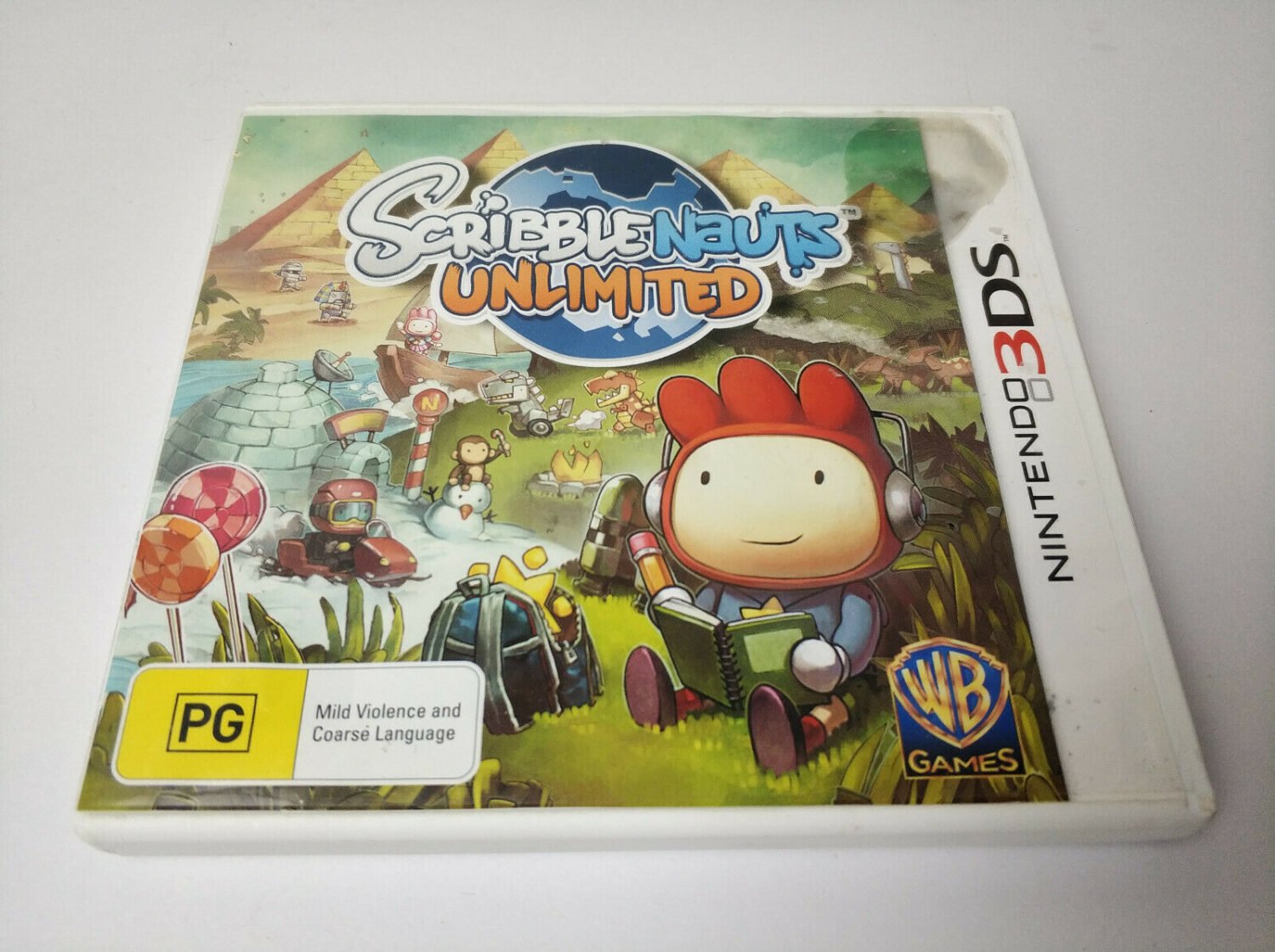 Like New Nintendo 3DS Scribble Nauts Unlimited AUS PAL