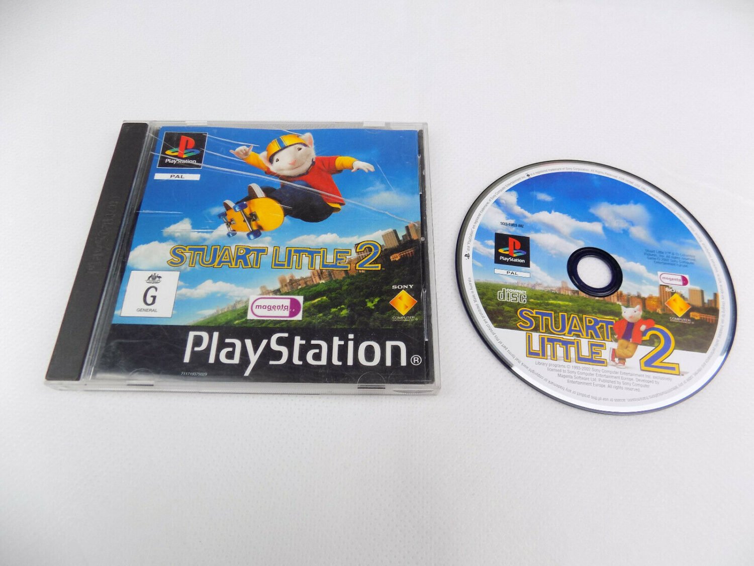 Mint Disc Playstation 1 Ps1 Stuart Little 2 II PAL
