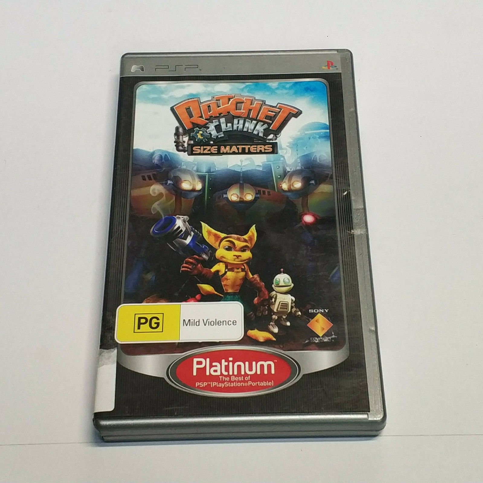 Playstation Portable PSP Platinum Ratchet and Clank Size Matters - Inc Manual