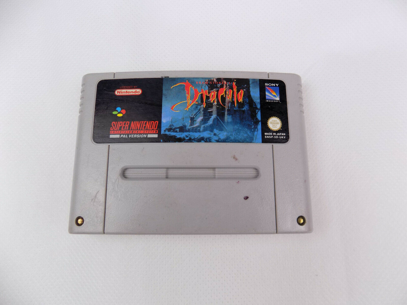 SNES Super Nintendo Dracula PAL AUS Bram Stoker's Like New - PAL ...