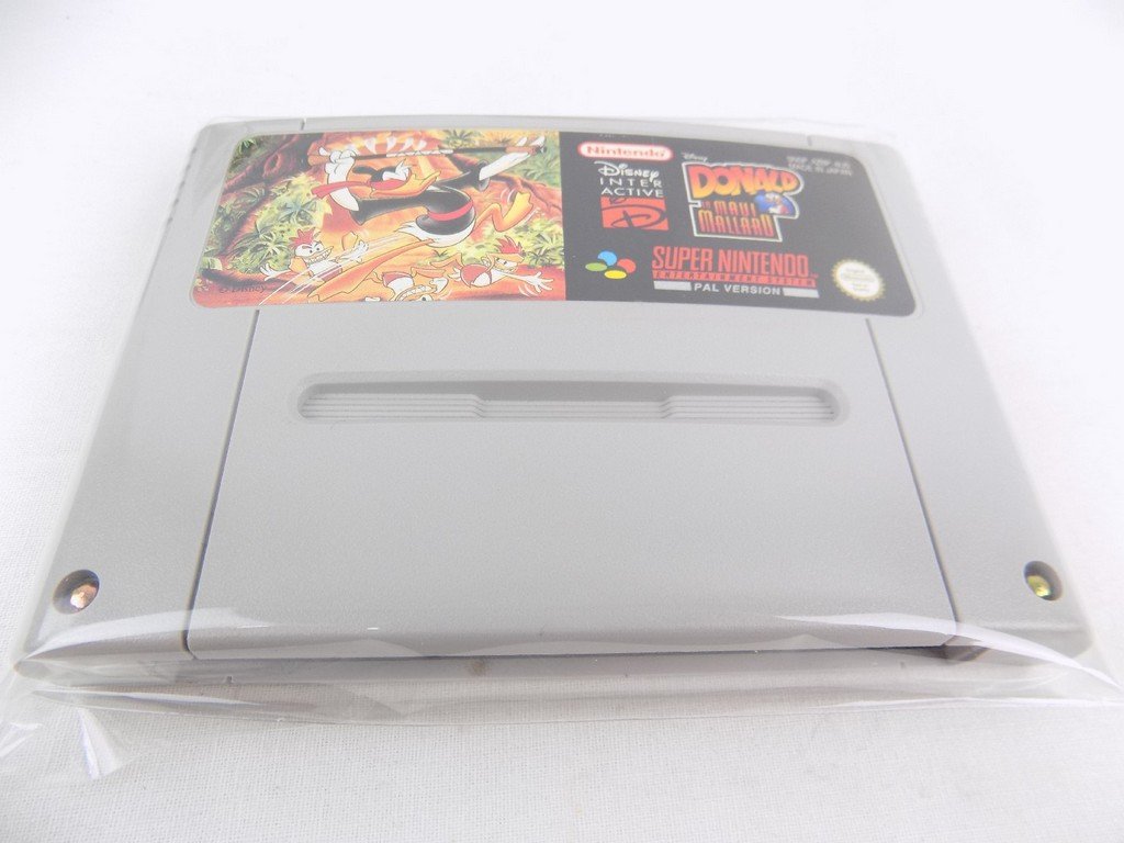 SNES Super Nintendo Like New Donald In Maui Mallard - PAL - Grade A