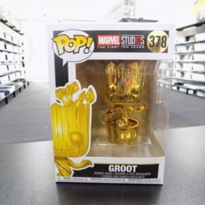Brand New Funko Pop Groot Gold Chrome 378 Marvel Vinyl Figure