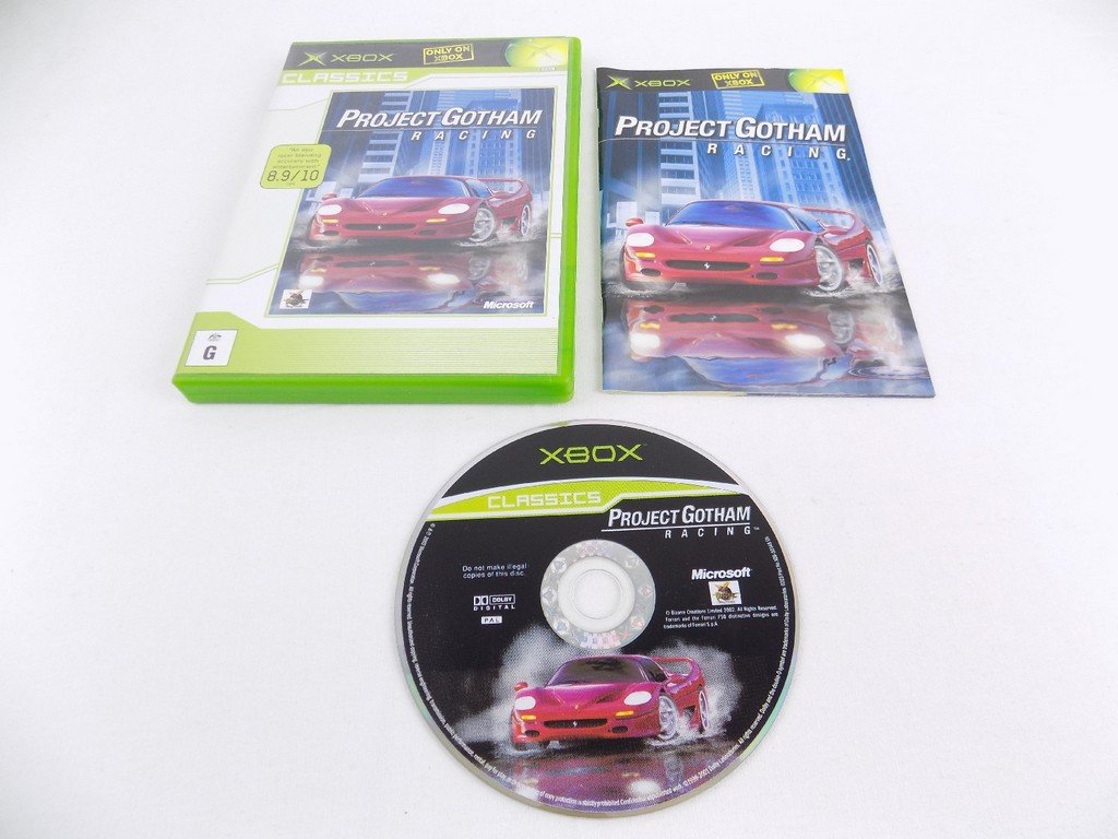 Mint Disc Xbox Original Classics Project Gotham Racing 1 I First