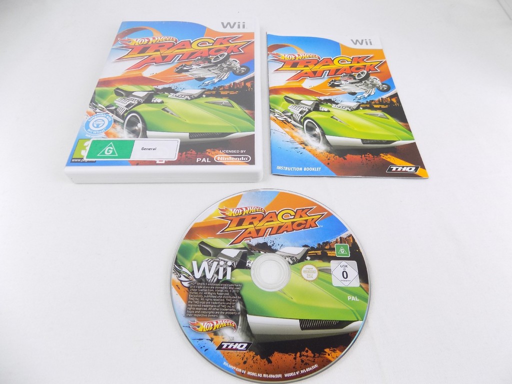 Used Hot wheels Track Attack - Nintendo Wii (Used) 