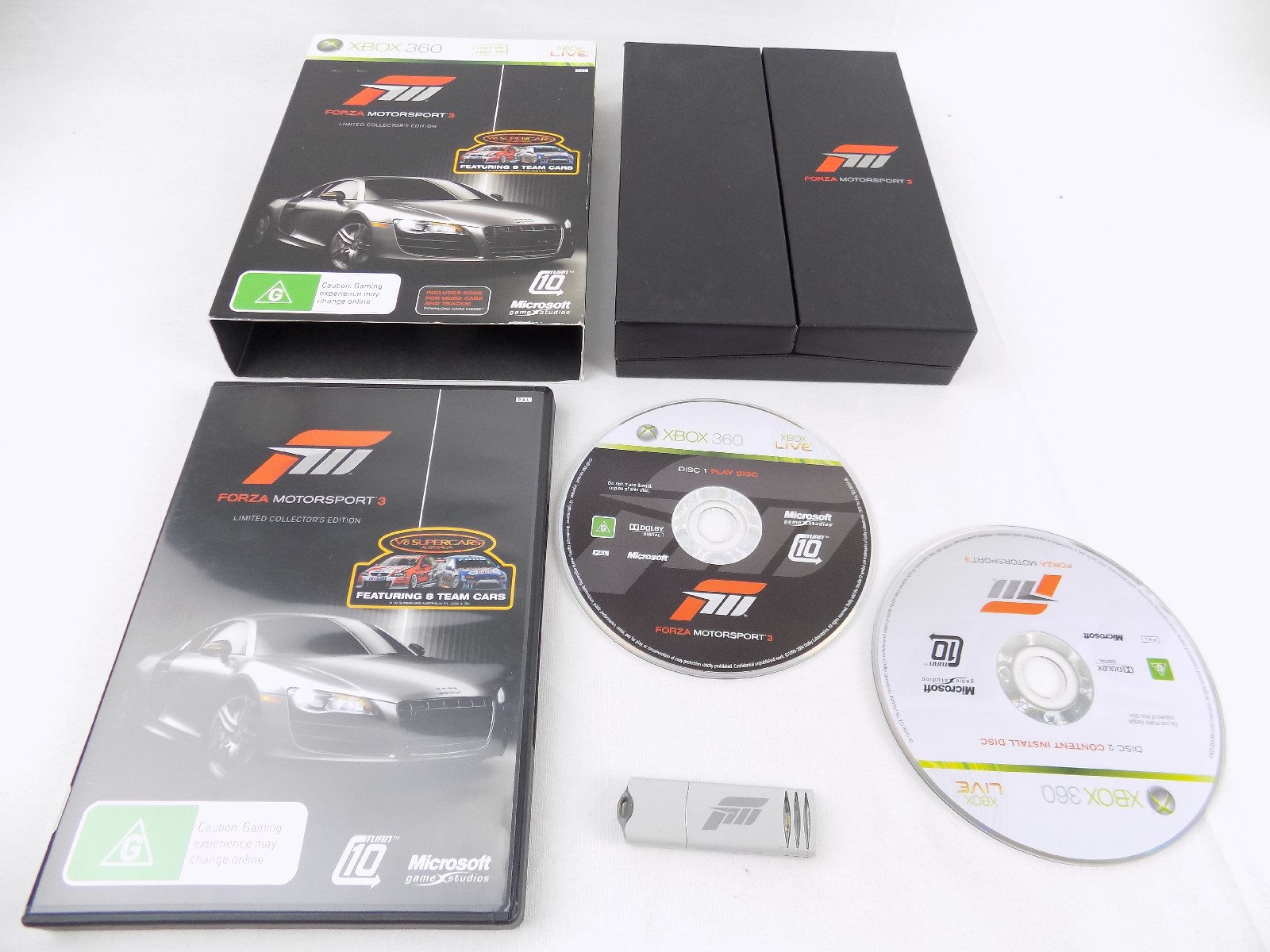 Mint Disc Xbox 360 Forza Motorsport 3 Limited Collectors Edition Free