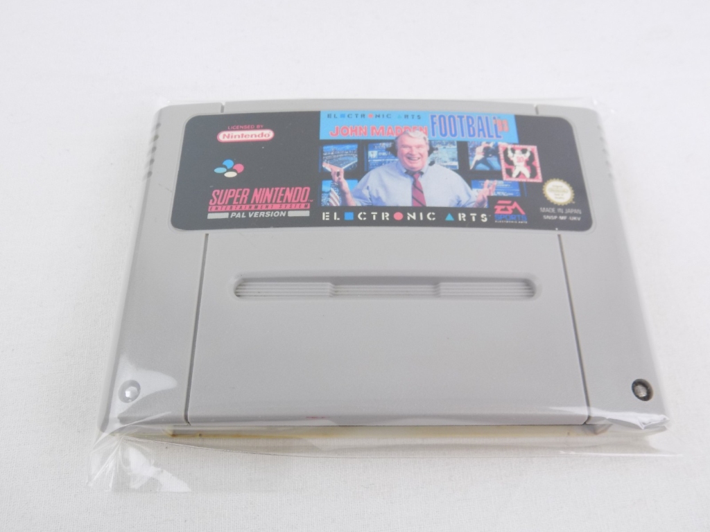 John Madden Football '93 Super Nintendo SNES Game For Sale