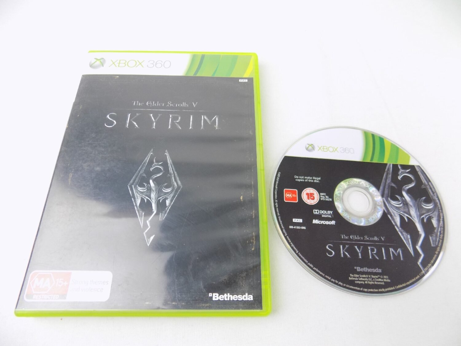 Mint Disc Xbox 360 The Elder Scrolls V: Skyrim No Manual - Hochwertige ...