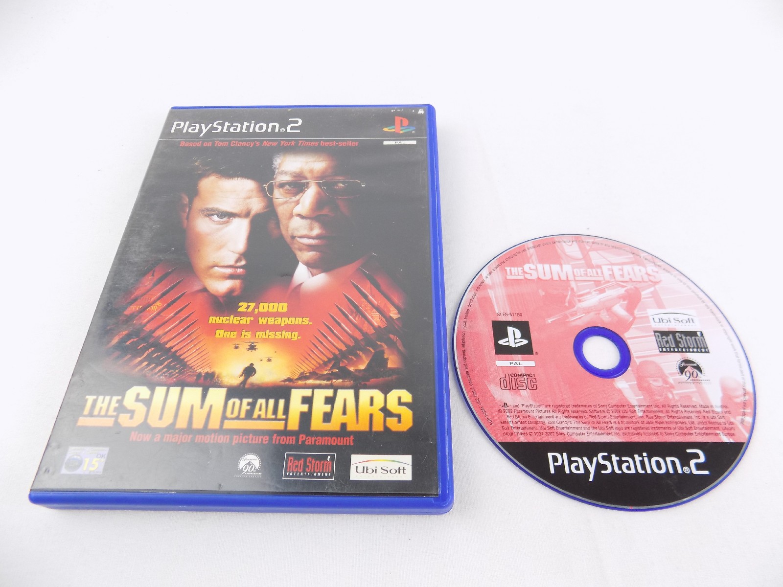 Mint Disc Playstation 2 Ps2 The Sum Of All Fears No Manual Free Postage ...