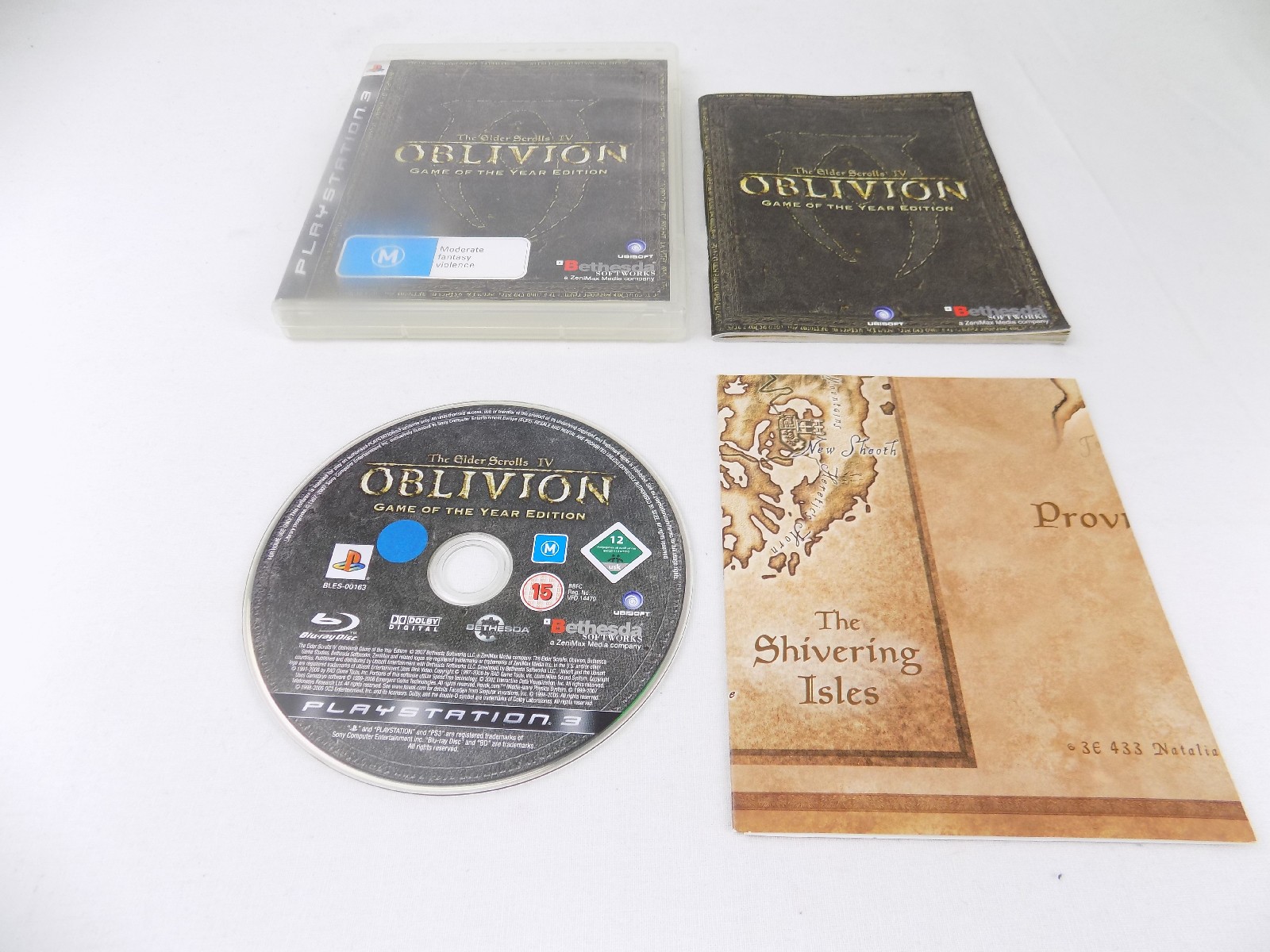 Mint Disc Playstation 3 Ps3 The Elder Scrolls 4 IV Oblivion GOTY ...