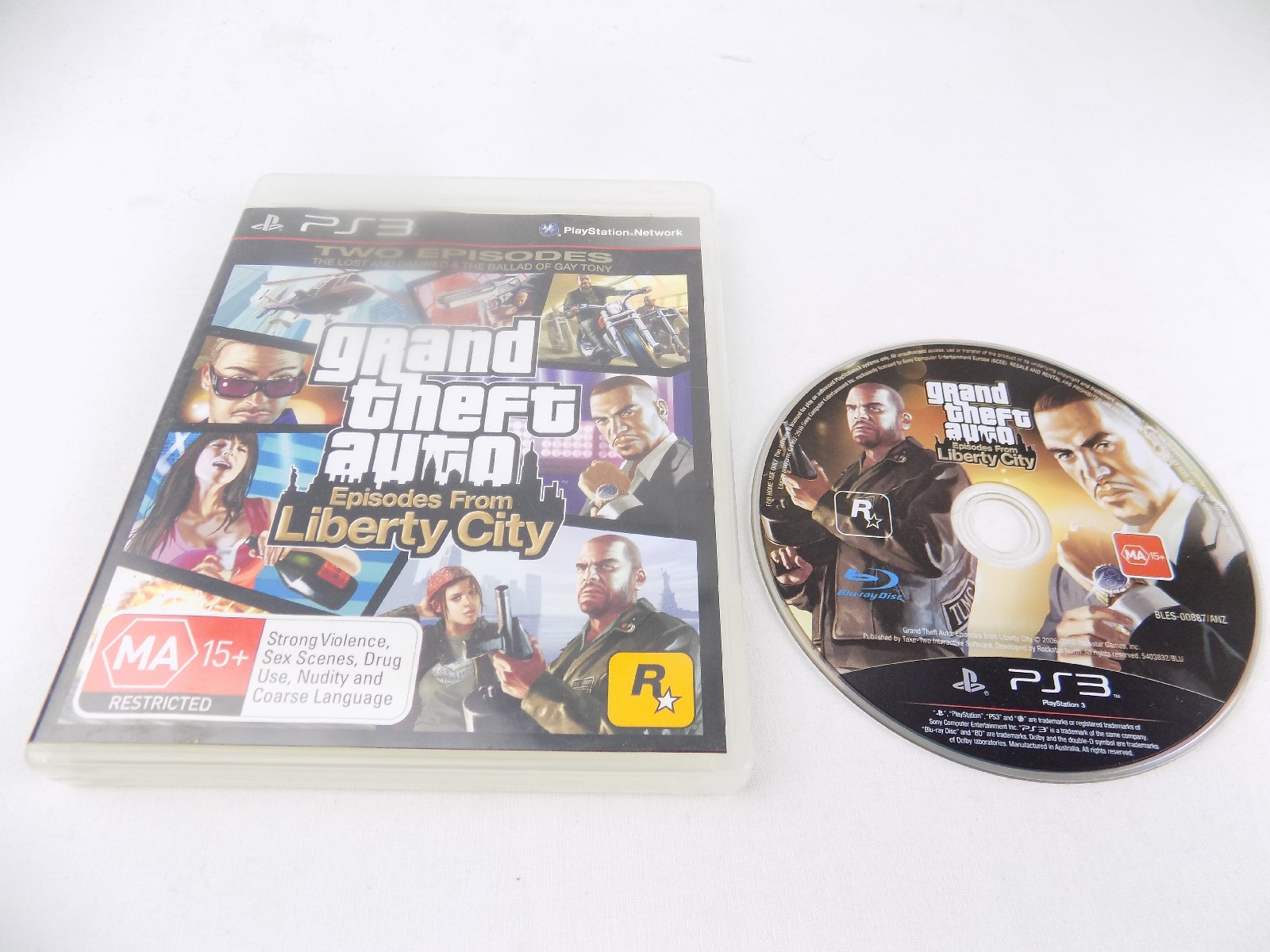 Mint Disc Playstation 3 Ps3 Grand Theft Auto Episodes from Liberty City ...