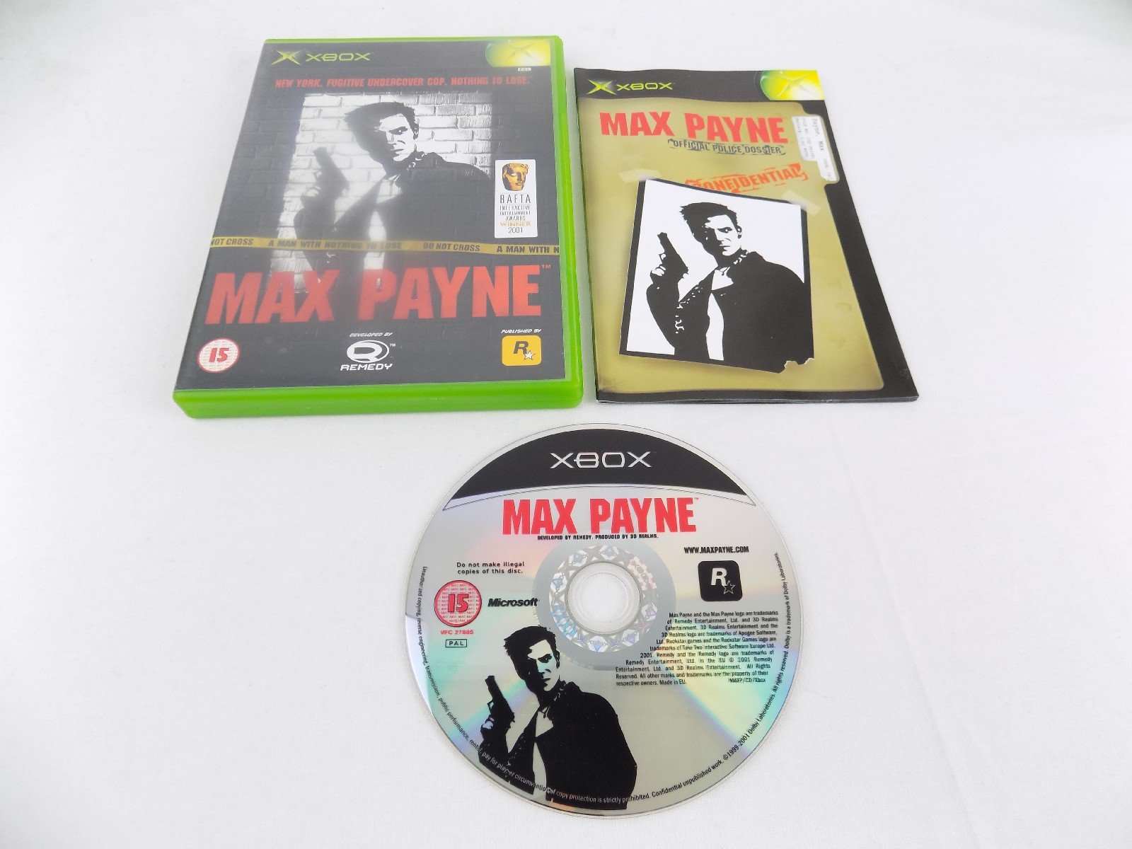 Mint Disc Xbox Original Max Payne 1 I First