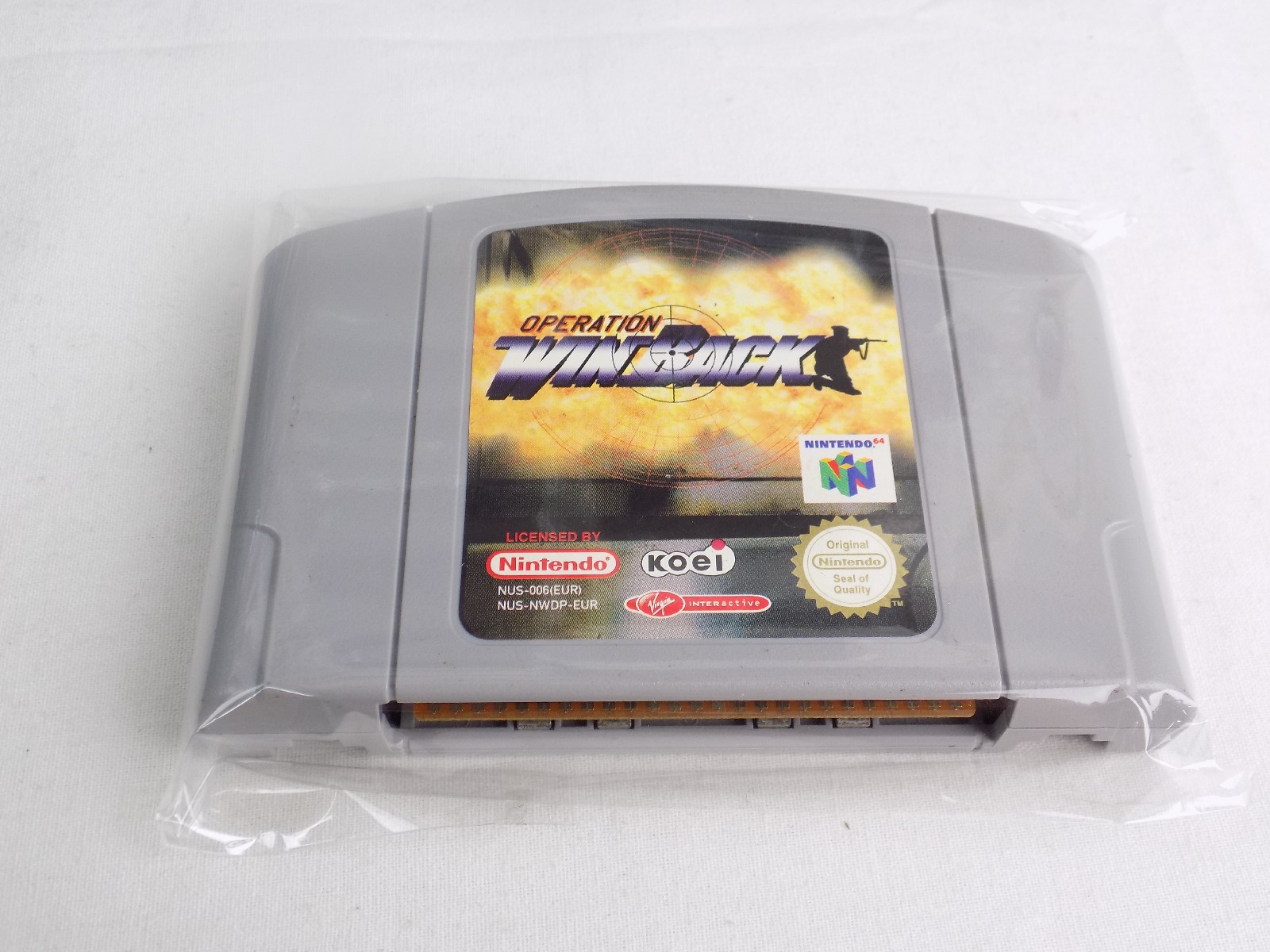 Nintendo 64 N64 Like New Operation Winback - PAL - Grade A - Starboard ...