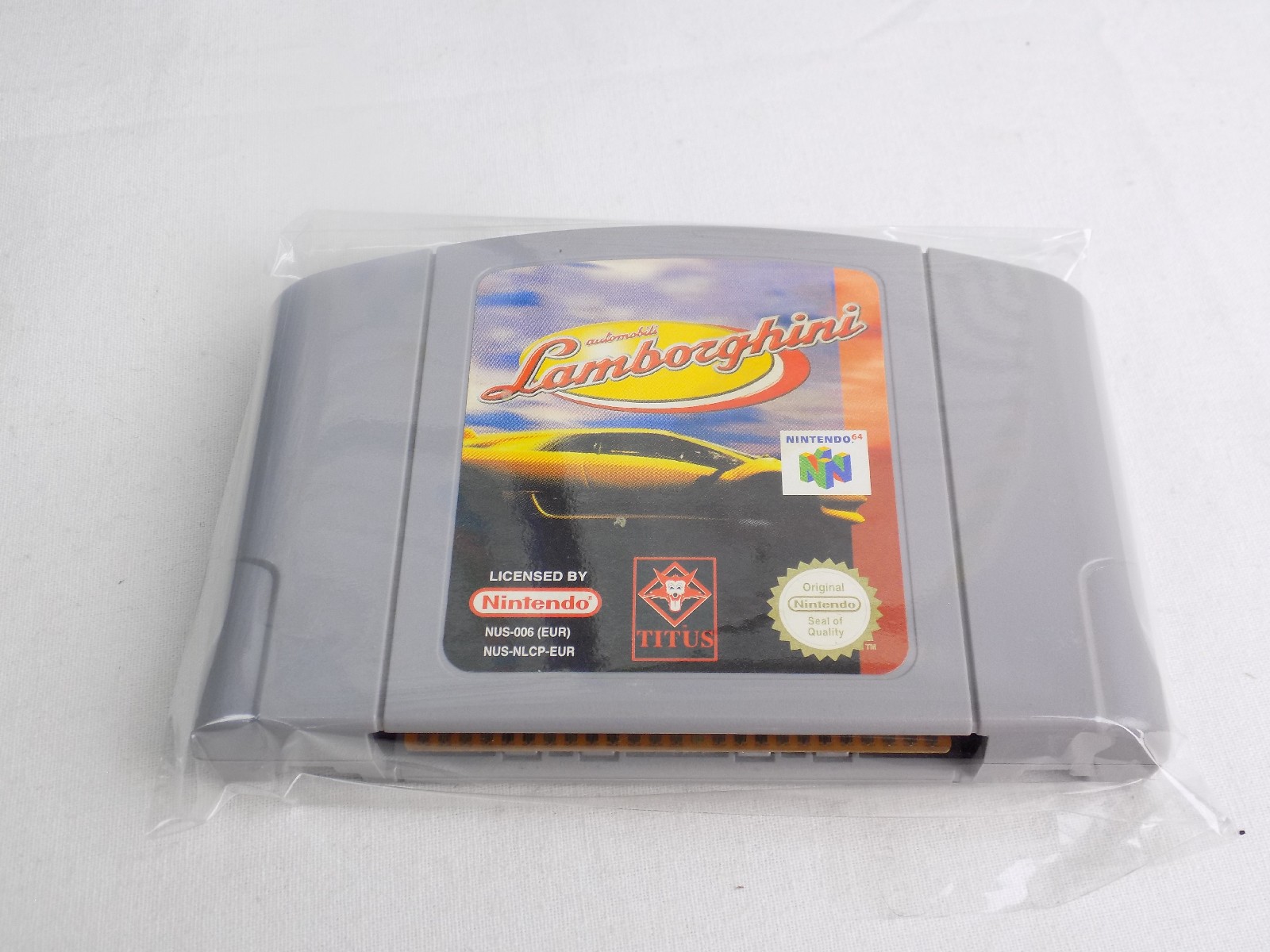 Nintendo 64 N64 Like New Automobili Lamborghini - PAL - Grade A - Starboard  Games