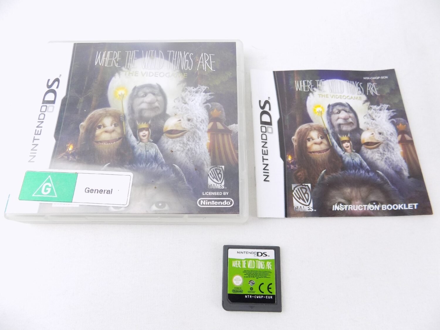 Like New Nintendo DS Where the Wild Things Are