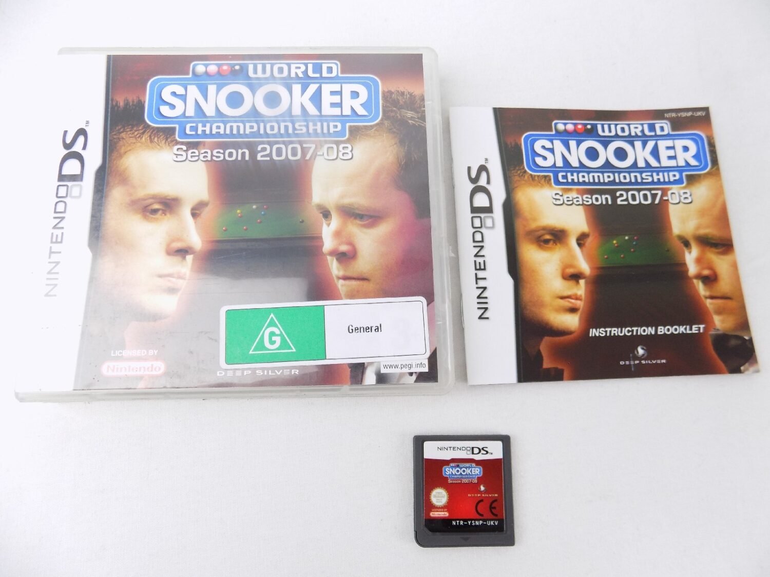Like New Nintendo DS World Snooker Championship Season 2007-08